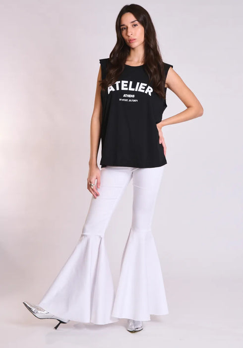 Atelier Top Collectiva Noir AT142J01COT μαύρο