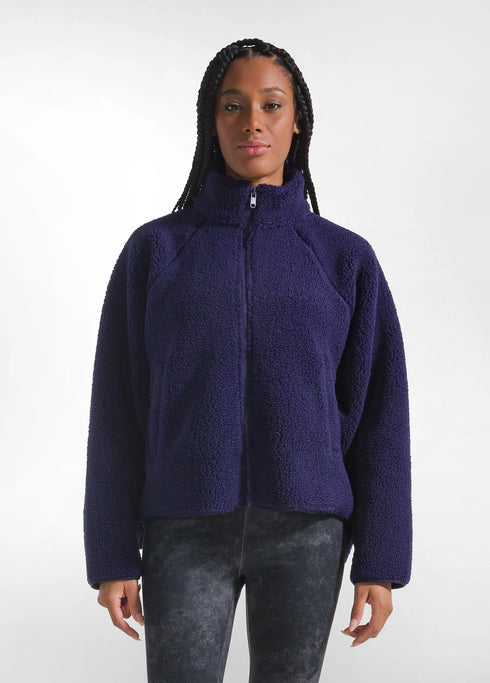 Τζάκετ Teddy Deha C32120-48424 μωβ