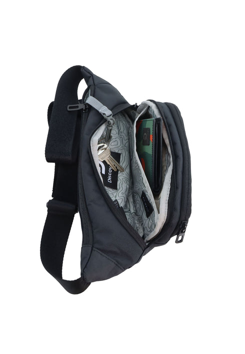 Τσαντάκι Μέσης Discovery Downtown D00920.06 Μαύρο