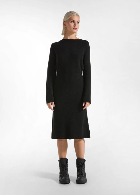 Φόρεμα πλεκτό Deha D12219-10009 μαύρο