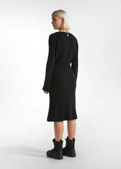 Φόρεμα πλεκτό Deha D12219-10009 μαύρο