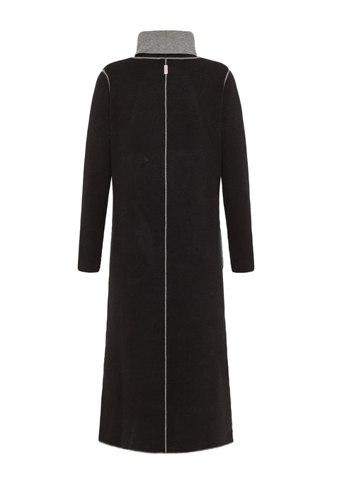 Φόρεμα πλεκτό Deha D12828 μαύρο