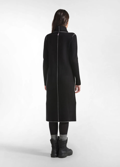 Φόρεμα πλεκτό Deha D12828 μαύρο