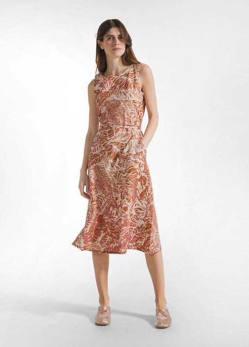 Φόρεμα οργανικό βαμβάκι Deha D22509 ροζ