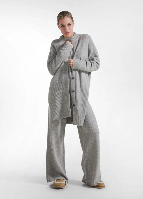 Ζακέτα lurex Deha D32144-43800 γκρι