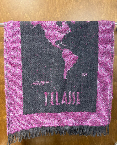 Φουλάρι Alviero Martini 1a Classe KS457-1664-0249 μωβ/γκρι