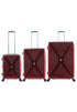 Βαλίτσα μεσαία 64x43x28cm Discovery DL22HA-60-122 metallic red