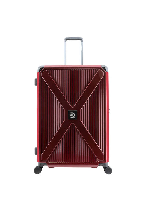Βαλίτσα μεγάλη 75x50x32cm Discovery DL22HA-71-122 metallic red