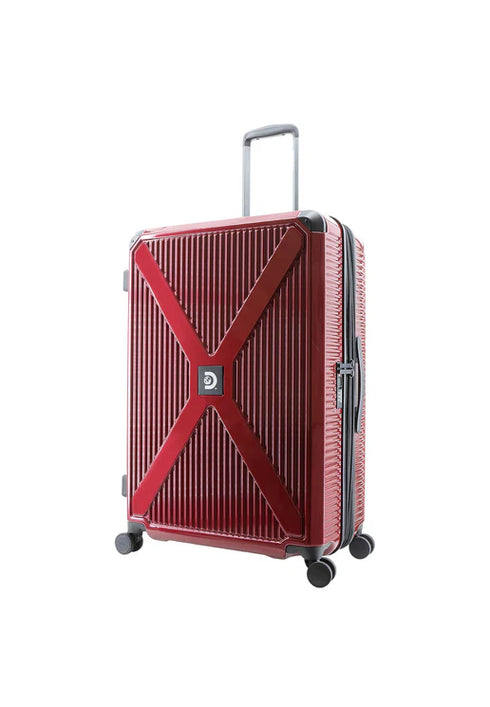 Βαλίτσα μεγάλη 75x50x32cm Discovery DL22HA-71-122 metallic red