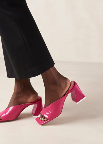 Πέδιλα mules Tasha Alohas S100167-03 φούξια