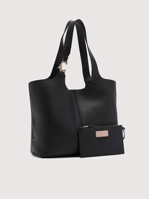 Τσάντα ώμου C-Easy Coccinelle E1SHA-110101_001 μαύρο