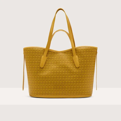 Τσάντα ώμου/tote Monogram Coccinelle E1 SSF 11 04 01 936 κίτρινο
