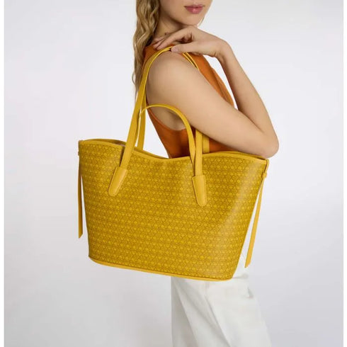 Τσάντα ώμου/tote Monogram Coccinelle E1 SSF 11 04 01 936 κίτρινο