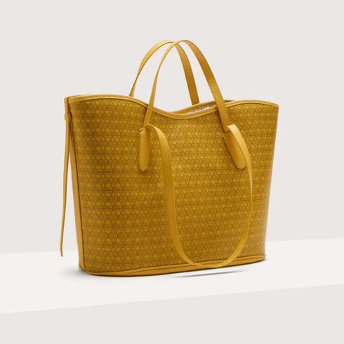 Τσάντα ώμου/tote Monogram Coccinelle E1 SSF 11 04 01 936 κίτρινο