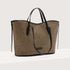 Τσάντα ώμου/tote 'Never Without Bag' Coccinelle E1 SSH 11 04 01 736 μαύρο/μπεζ