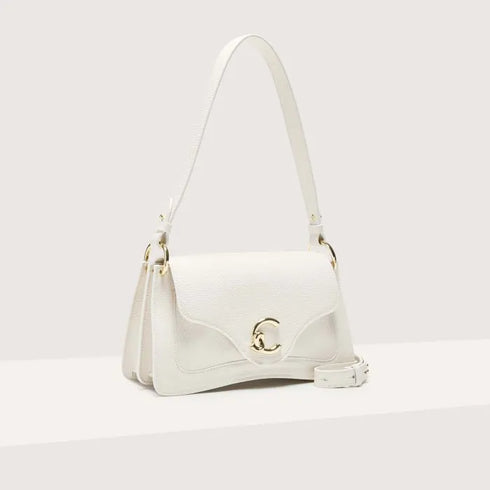 Τσάντα ώμου/χιαστί C-ME Coccinelle E1SSL120101 H14 λευκό