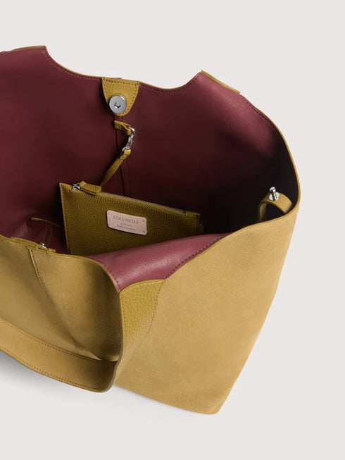 Τσάντα ώμου C-Easy Large Coccinelle E1 THE 11 01 01 G43 λαδί