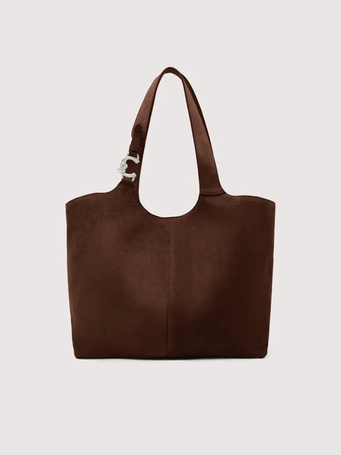 Τσάντα ώμου C-Easy Coccinelle E1THE 110101 W20 καφέ καστόρι