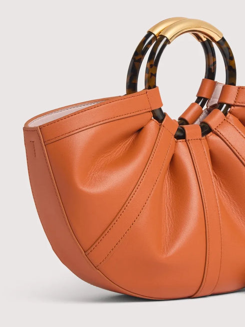 Τσάντα tote/ώμου Shell Medium Coccinelle E1 U5A 18 02 01 R41 κεραμιδί