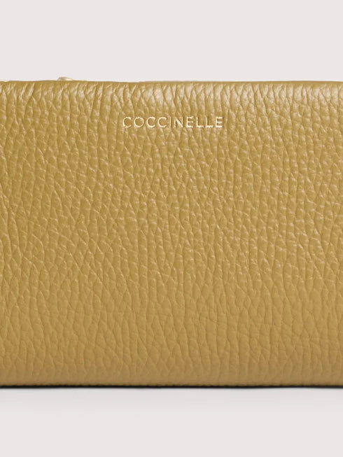 Πορτοφόλι C-Me Large Coccinelle E2 TBM 11 F3 01 G43 λαδί