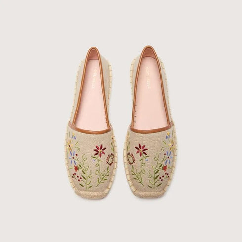 Εσπαντρίγιες κεντημένες Coccinelle E4SRL220101 646 μπεζ