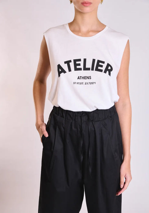 Atelier Top Collectiva Noir AT142J01COT λευκό