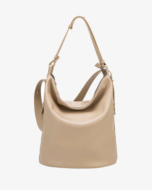 Τσάντα ώμου/χιαστί HVISK Vegan 2404-093-010000 μπεζ