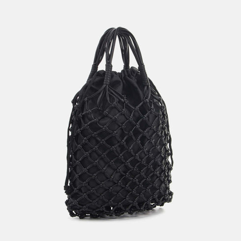 Τσάντα tote/χιαστί Y Not? FNY-001S6 μαύρο