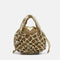 Τσάντα tote/χιαστί Y Not? FNY-002S6 χρυσό
