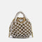 Τσάντα tote/χιαστί Y Not? FNY-002S6 ασημί