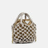 Τσάντα tote/χιαστί Y Not? FNY-002S6 ασημί