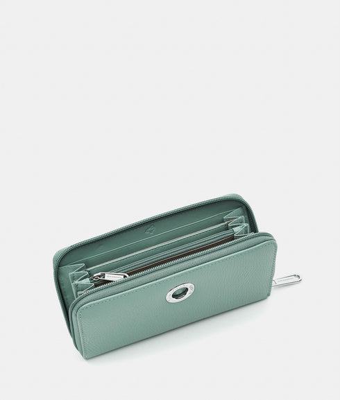 Πορτοφόλι Mellow δερμάτινο Mandarina Duck P10FZP61-A61 βεραμάν