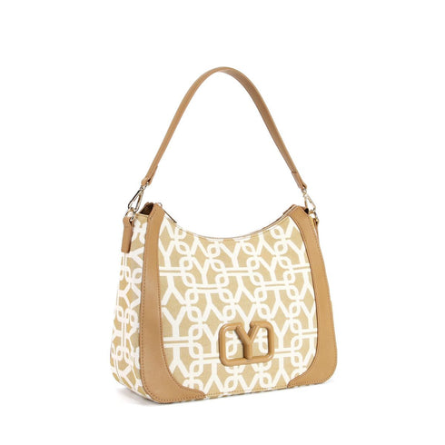 Τσάντα Ώμου/χιαστί Y Not? GCE-008S5 μπεζ