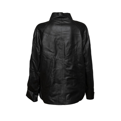 Γυναικείο Δερμάτινο τζάκετ Guy Laroche 484-001 μαύρο