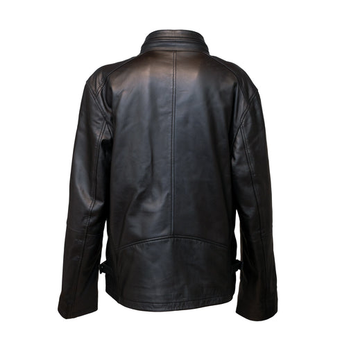 Ανδρικό Δερμάτινο Τζάκετ Guy Laroche 786-01 μαύρο