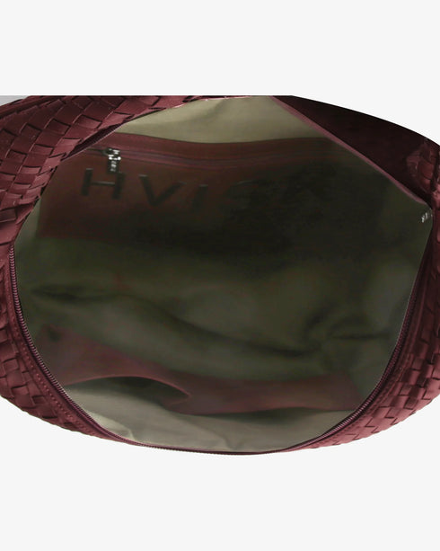 Τσάντα ώμου HVISK Vegan 2503-098-120090-475 μπορντό