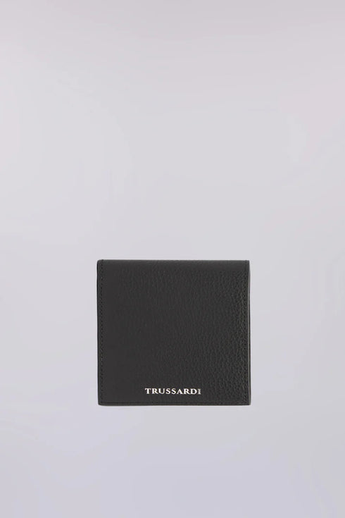 Ανδρικό πορτοφόλι δερμάτινο Trussardi MWF01L33-033 μαύρο