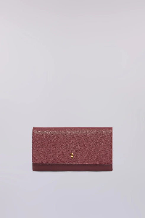 Πορτοφόλι δερμάτινο Trussardi WWC01L30-036 μπορντό