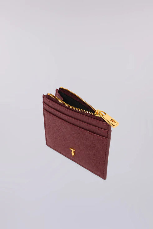 Καρτοθήκη δερμάτινη Trussardi WWH01L30-036 μπορντό