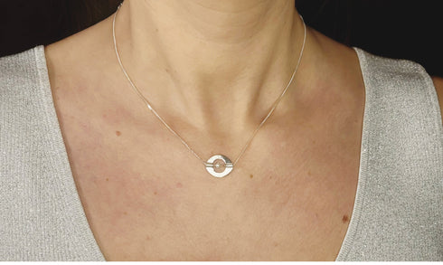 Χειροποίητο κόσμημα γούρι "ΤΟ ΜΑΤΙ" ασήμι 925