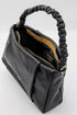 Τσάντα ώμου/χιαστί δερμάτινη Ramazotti Elena 01050382 μαύρο