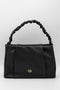 Τσάντα ώμου/χιαστί δερμάτινη Ramazotti Elena 01050382 μαύρο