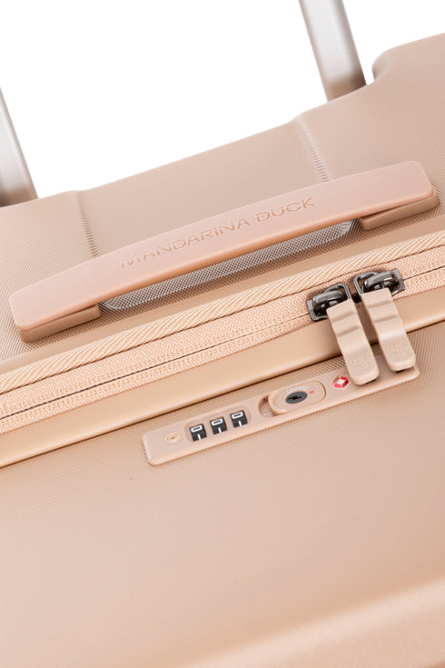 Βαλίτσα Μεγάλη Expandable Flyduck Mandarina Duck P10KNV4-918 Μπρονζέ