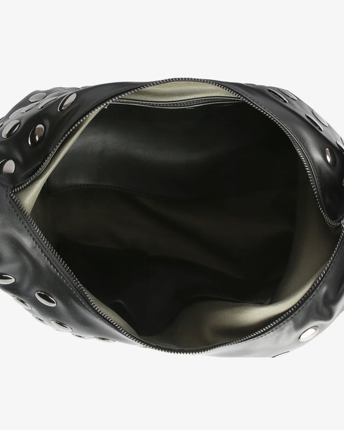 Τσάντα ώμου HVISK Vegan 2503-118-010070-009 μαύρο