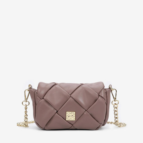 Τσάντα Ώμου/χιαστί Y Not? LDY-005F5 σομόν