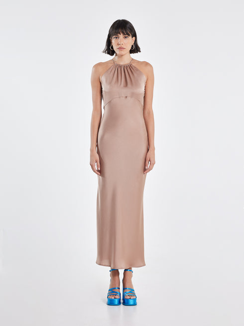 June Φόρεμα Love+Alicia 321109 μπεζ