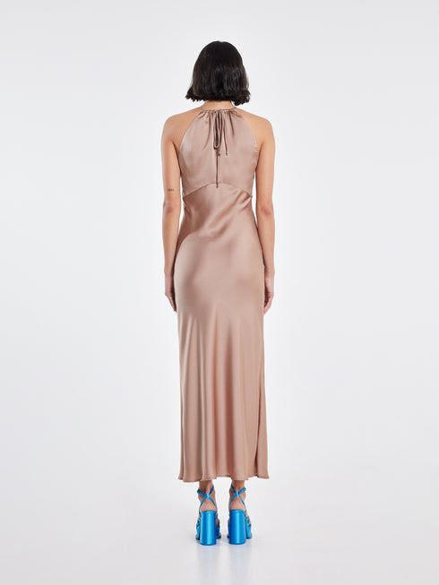 June Φόρεμα Love+Alicia 321109 μπεζ