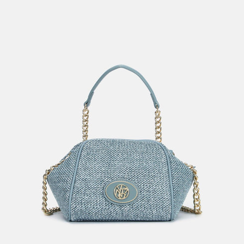 Τσάντα χιαστί Y Not? MAN-008S5 γαλάζιο