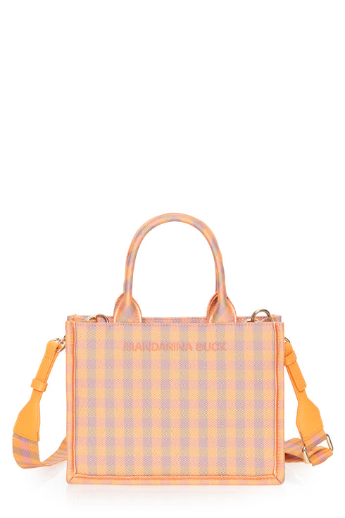 Τσάντα Vichy Tote Mandarina Duck P10OGT03-A34 Καρό