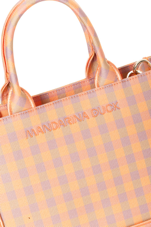 Τσάντα Vichy Tote Mandarina Duck P10OGT03-A34 Καρό